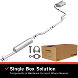 BRExhaust 2002-2006 Nissan Altima 2.5L Direct-Fit Replacement Exhaust System BRExhaust Exhaust System Kit  AXOPROS