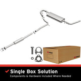 BRExhaust 2002-2007 Saturn Vue Direct-Fit Replacement Exhaust System BRExhaust Exhaust System Kit  AXOPROS
