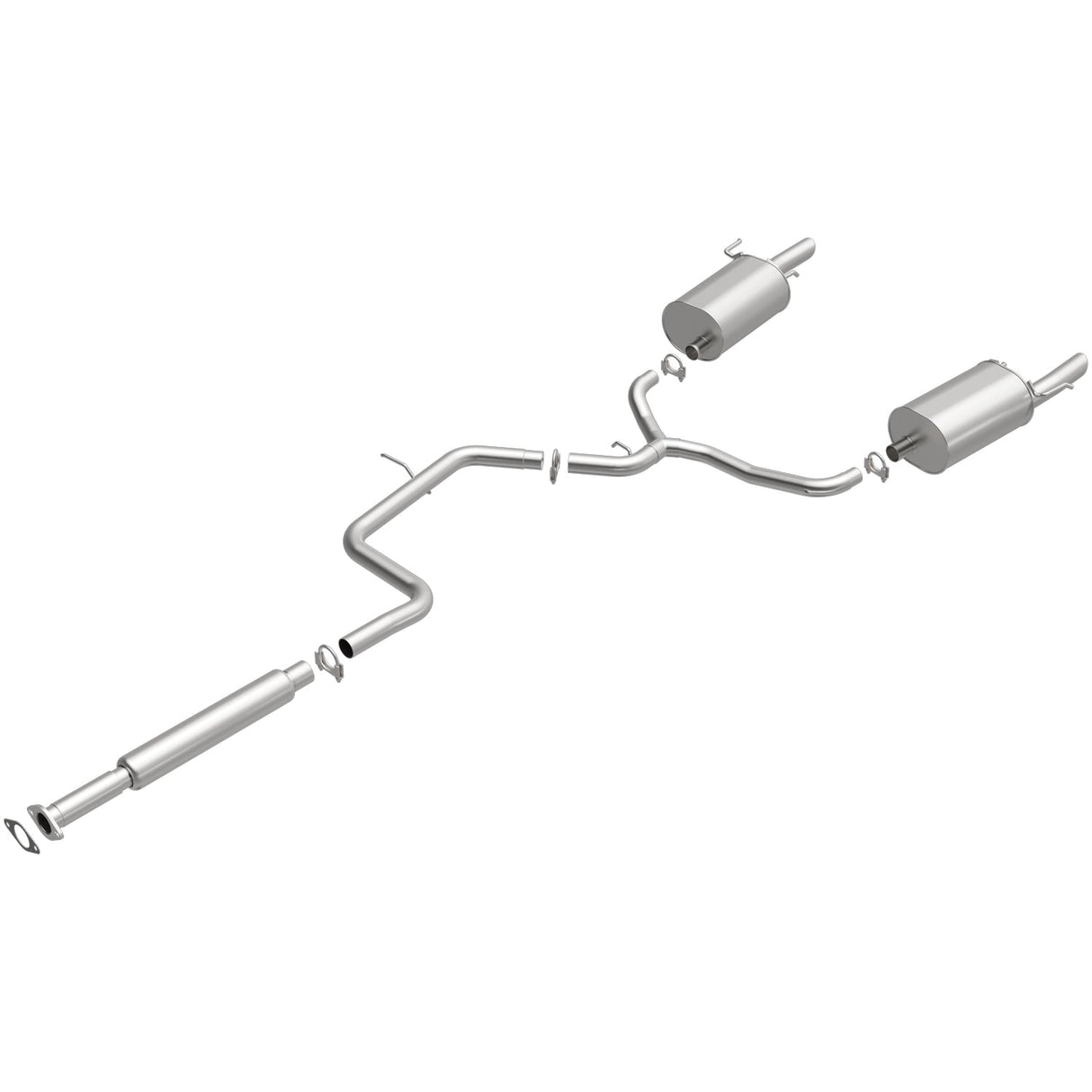 BRExhaust 2003-2005 Chevrolet Monte Carlo 3.8L Direct-Fit Replacement Exhaust System BRExhaust Exhaust System Kit  AXOPROS