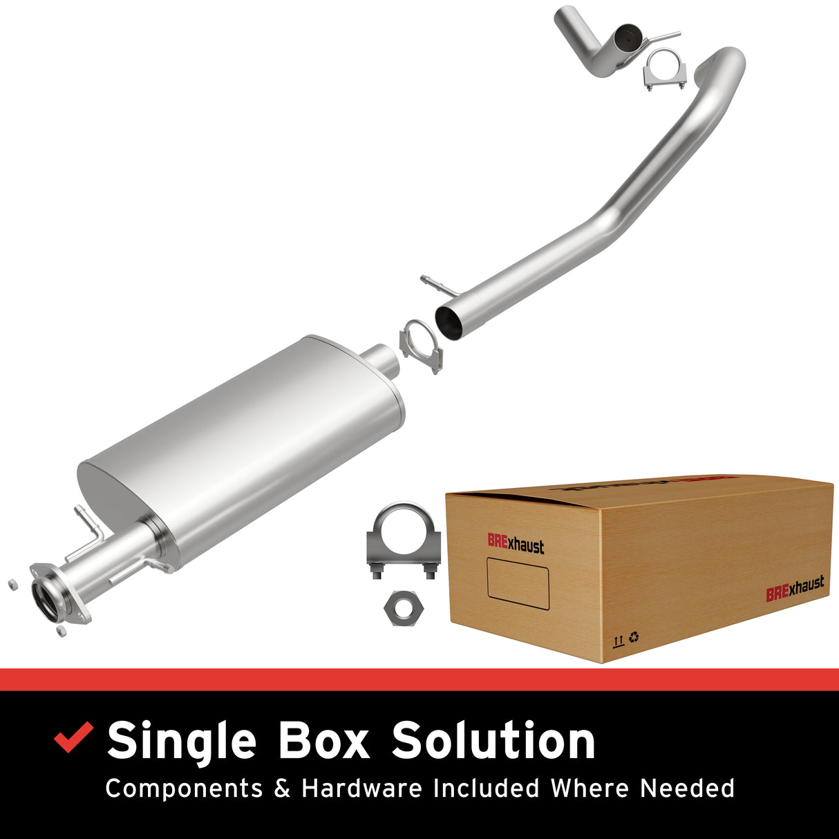 BRExhaust 2003-2006 Lincoln Navigator 5.4L Direct-Fit Replacement Exhaust System BRExhaust Exhaust System Kit  AXOPROS