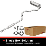 BRExhaust 2003-2006 Mitsubishi Outlander 2.4L Direct-Fit Replacement Exhaust System BRExhaust Exhaust System Kit  AXOPROS