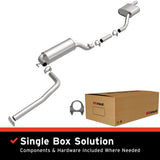 BRExhaust 2003-2007 Ford Focus Direct-Fit Replacement Exhaust System BRExhaust Exhaust System Kit  AXOPROS