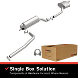 BRExhaust 2003-2007 Ford Focus Direct-Fit Replacement Exhaust System BRExhaust Exhaust System Kit  AXOPROS