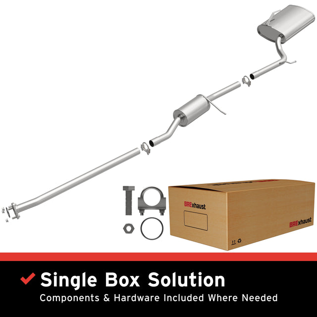 BRExhaust 2003-2007 Honda Accord 2.4L Direct-Fit Replacement Exhaust System BRExhaust Exhaust System Kit  AXOPROS