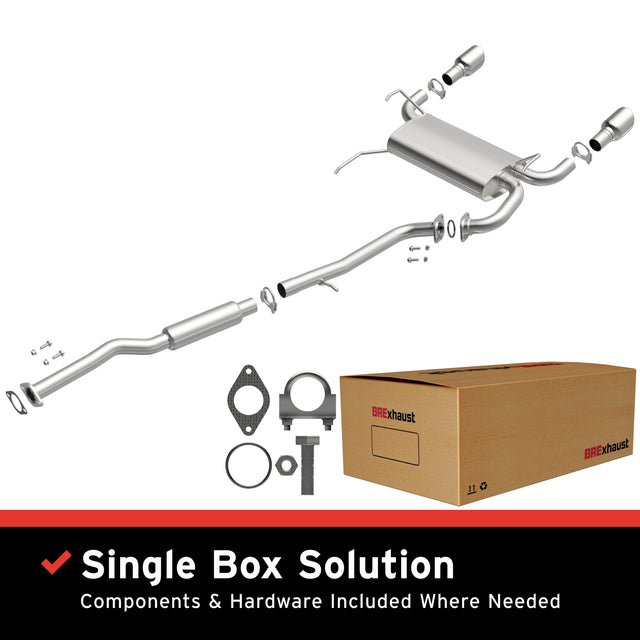BRExhaust 2003-2008 INFINITI Direct-Fit Replacement Exhaust System BRExhaust Exhaust System Kit  AXOPROS