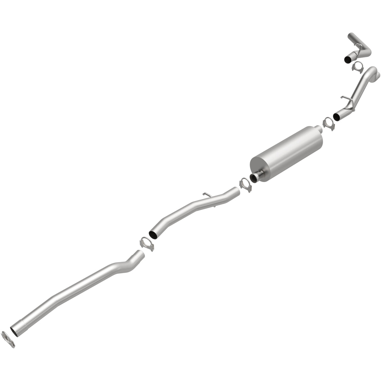 BRExhaust 2004-2004 Dodge Dakota Direct-Fit Replacement Exhaust System BRExhaust Exhaust System Kit  AXOPROS