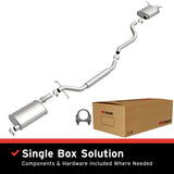 BRExhaust 2004-2006 Chrysler Pacifica 3.5L Direct-Fit Replacement Exhaust System BRExhaust Exhaust System Kit  AXOPROS