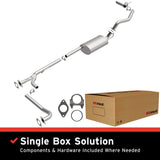 BRExhaust 2004-2006 Nissan TITAN 5.6L Direct-Fit Replacement Exhaust System BRExhaust Exhaust System Kit  AXOPROS