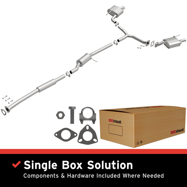 BRExhaust 2004-2008 Acura TL 3.2L Direct-Fit Replacement Exhaust System BRExhaust Exhaust System Kit  AXOPROS