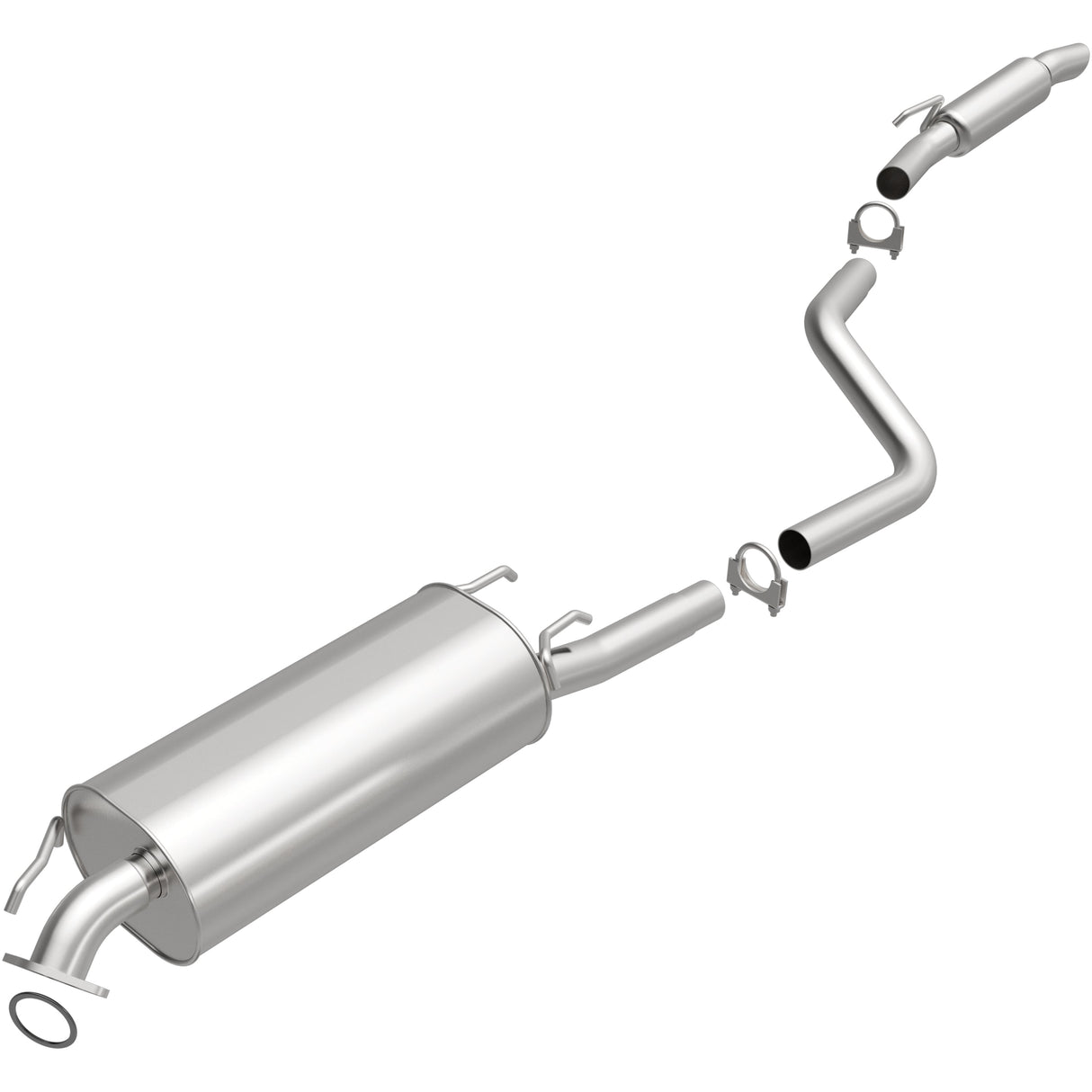 BRExhaust 2004-2010 Toyota Sienna Direct-Fit Replacement Exhaust System BRExhaust Exhaust System Kit  AXOPROS
