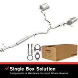 BRExhaust 2005-2005 Subaru Outback 2.5L Direct-Fit Replacement Exhaust System BRExhaust Exhaust System Kit  AXOPROS
