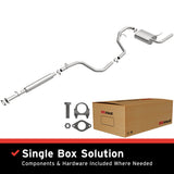 BRExhaust 2005-2006 Chevrolet Malibu 3.5L Direct-Fit Replacement Exhaust System BRExhaust Exhaust System Kit  AXOPROS