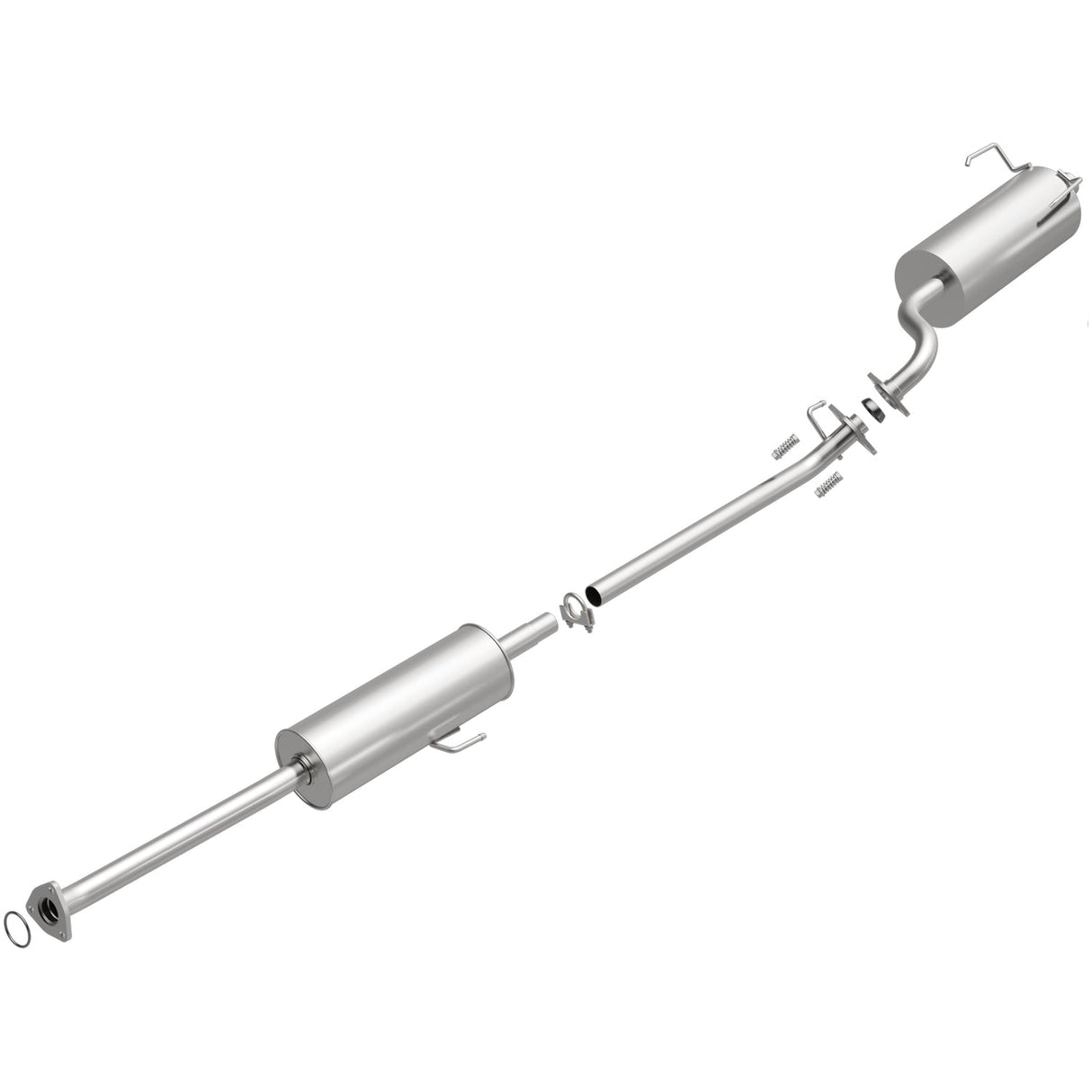 BRExhaust 2005-2006 Honda CR-V 2.4L Direct-Fit Replacement Exhaust System BRExhaust Exhaust System Kit  AXOPROS