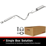 BRExhaust 2005-2007 Saturn Ion 2.2L Direct-Fit Replacement Exhaust System BRExhaust Exhaust System Kit  AXOPROS