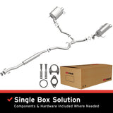 BRExhaust 2005-2007 Subaru Legacy 2.5L Direct-Fit Replacement Exhaust System BRExhaust Exhaust System Kit  AXOPROS
