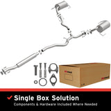 BRExhaust 2005-2007 Subaru Outback 3.0L Direct-Fit Replacement Exhaust System BRExhaust Exhaust System Kit  AXOPROS
