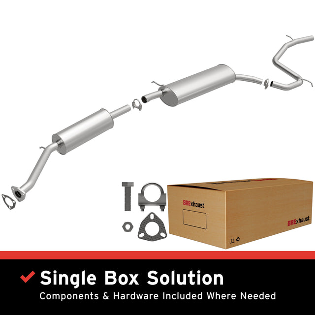 BRExhaust 2005-2010 Honda Odyssey 3.5L Direct-Fit Replacement Exhaust System BRExhaust Exhaust System Kit  AXOPROS
