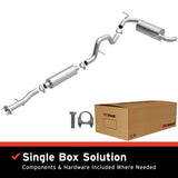 BRExhaust 2006-2007 Hummer H3 Direct-Fit Replacement Exhaust System BRExhaust Exhaust System Kit  AXOPROS