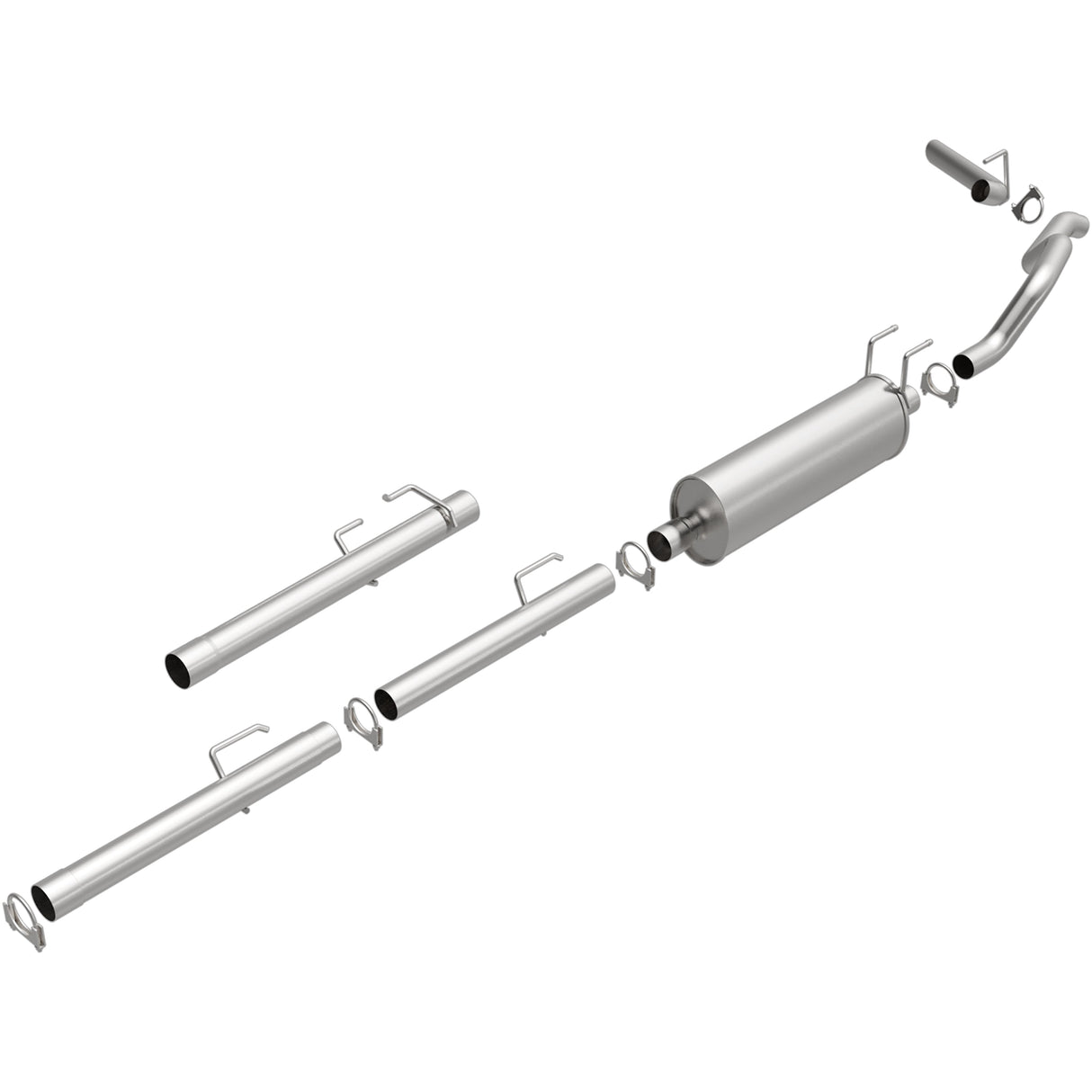 BRExhaust 2006-2008 Dodge Ram 1500 Direct-Fit Replacement Exhaust System BRExhaust Exhaust System Kit  AXOPROS