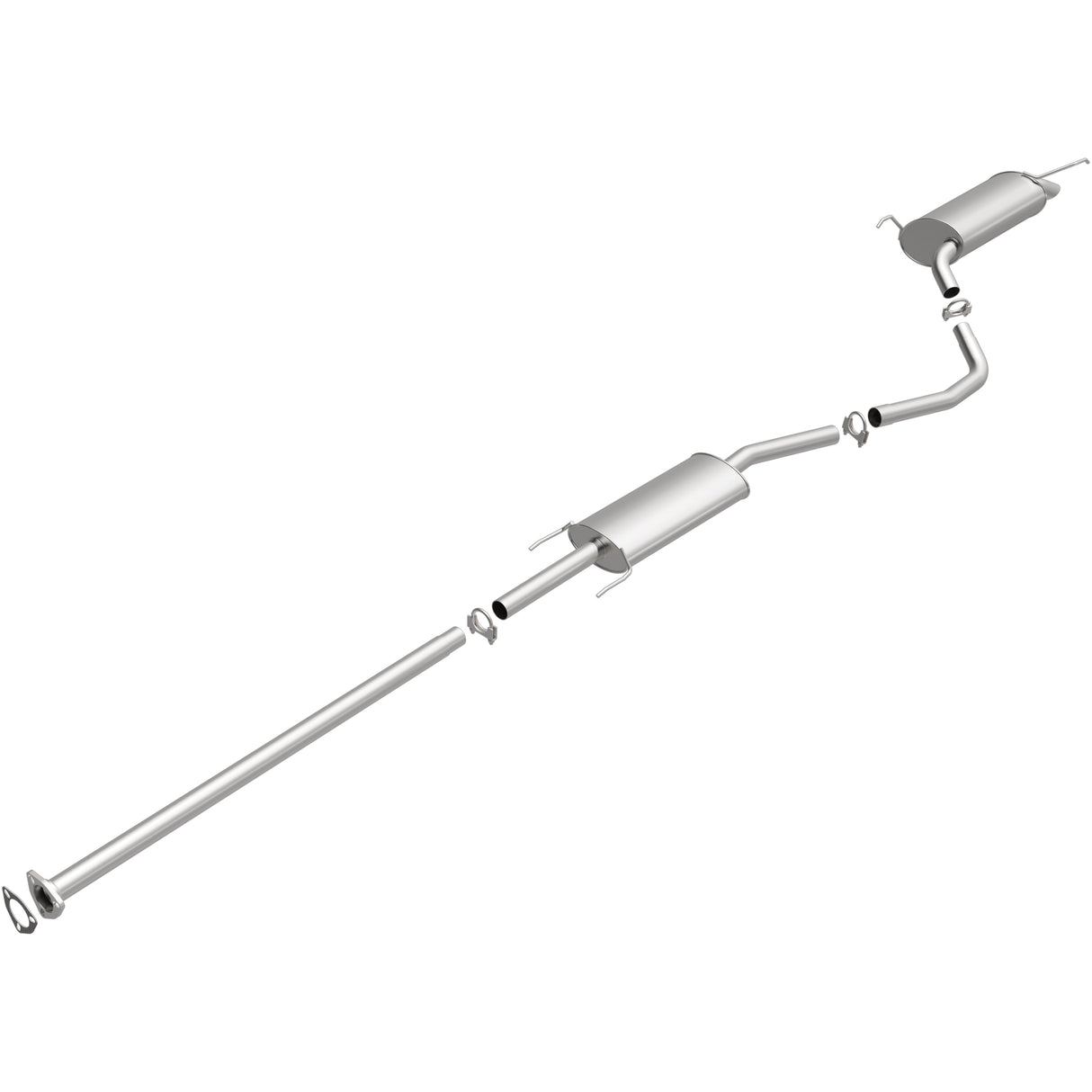 BRExhaust 2006-2008 Honda Ridgeline 3.5L Direct-Fit Replacement Exhaust System BRExhaust Exhaust System Kit  AXOPROS