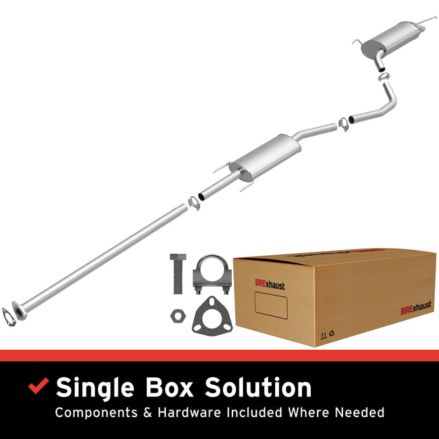 BRExhaust 2006-2008 Honda Ridgeline 3.5L Direct-Fit Replacement Exhaust System BRExhaust Exhaust System Kit  AXOPROS