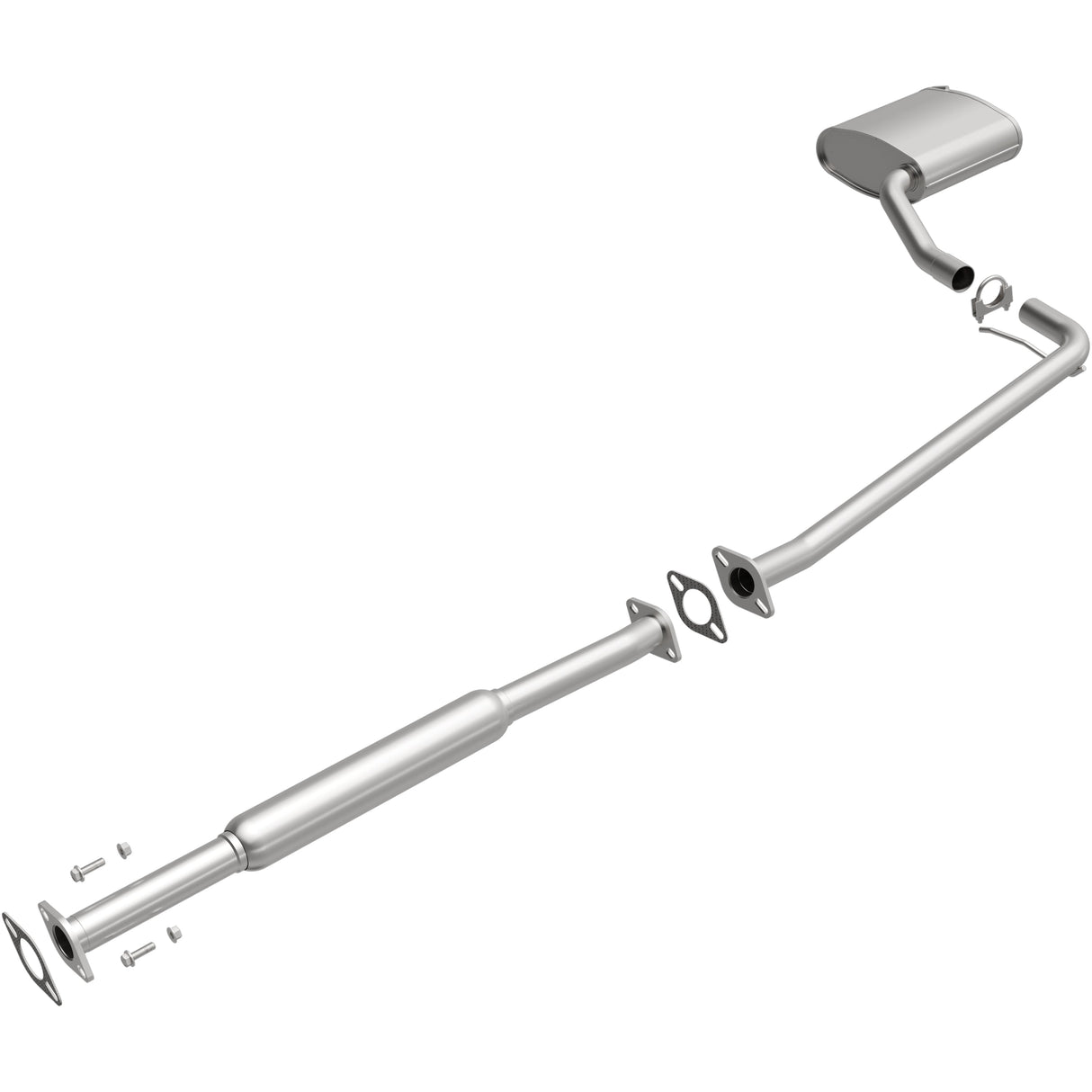 BRExhaust 2006-2008 Kia Optima 2.4L Direct-Fit Replacement Exhaust System BRExhaust Exhaust System Kit  AXOPROS