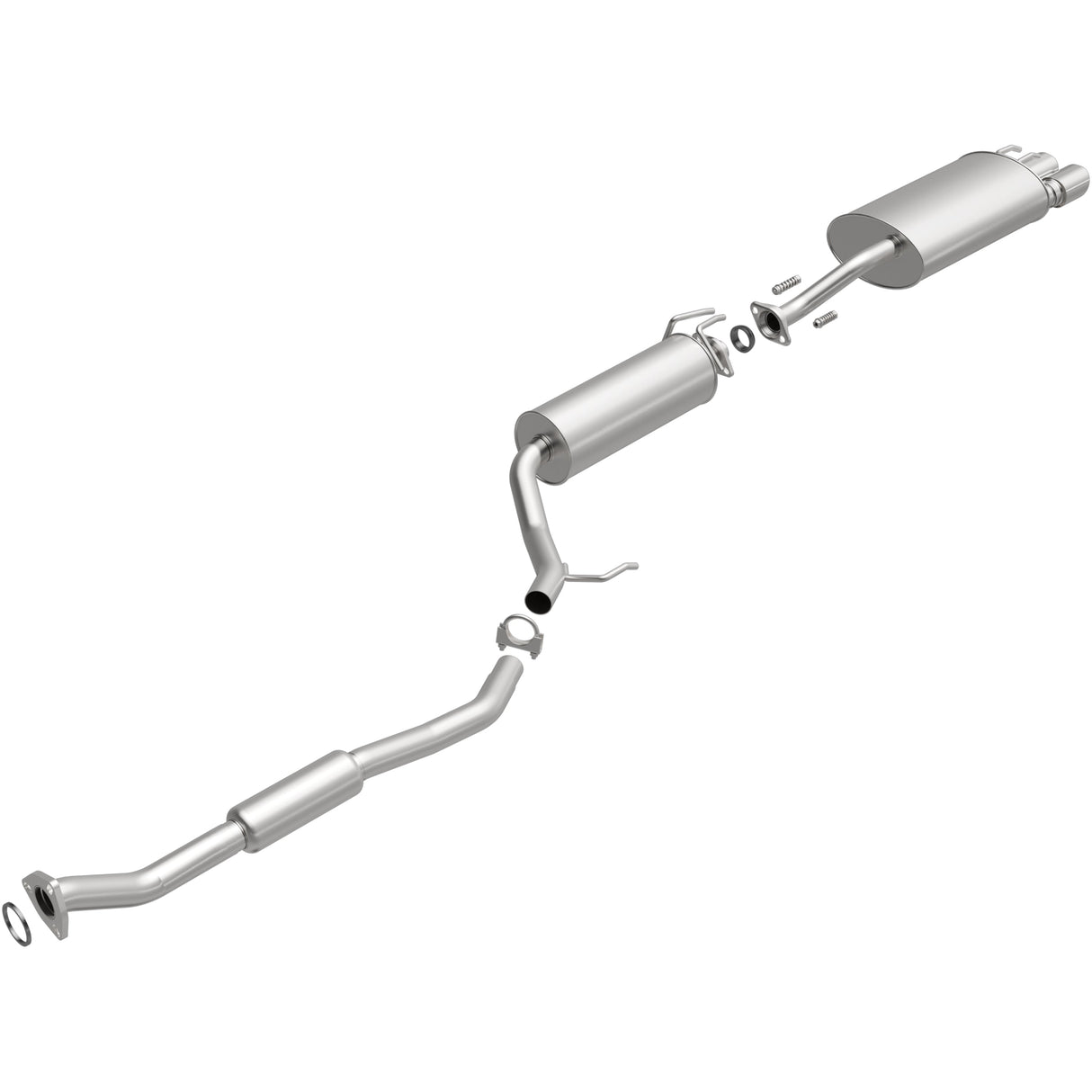 BRExhaust 2006-2011 Acura CSX 2.0L Direct-Fit Replacement Exhaust System BRExhaust Exhaust System Kit  AXOPROS