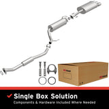 BRExhaust 2006-2011 Acura CSX 2.0L Direct-Fit Replacement Exhaust System BRExhaust Exhaust System Kit  AXOPROS