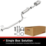 BRExhaust 2006-2011 Honda Civic 2.0L Direct-Fit Replacement Exhaust System BRExhaust Exhaust System Kit  AXOPROS