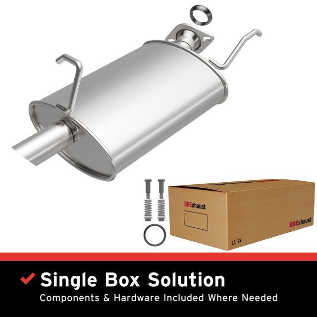 BRExhaust 2006-2012 Mitsubishi Eclipse 2.4L Direct-Fit Replacement Exhaust System BRExhaust Exhaust System Kit  AXOPROS