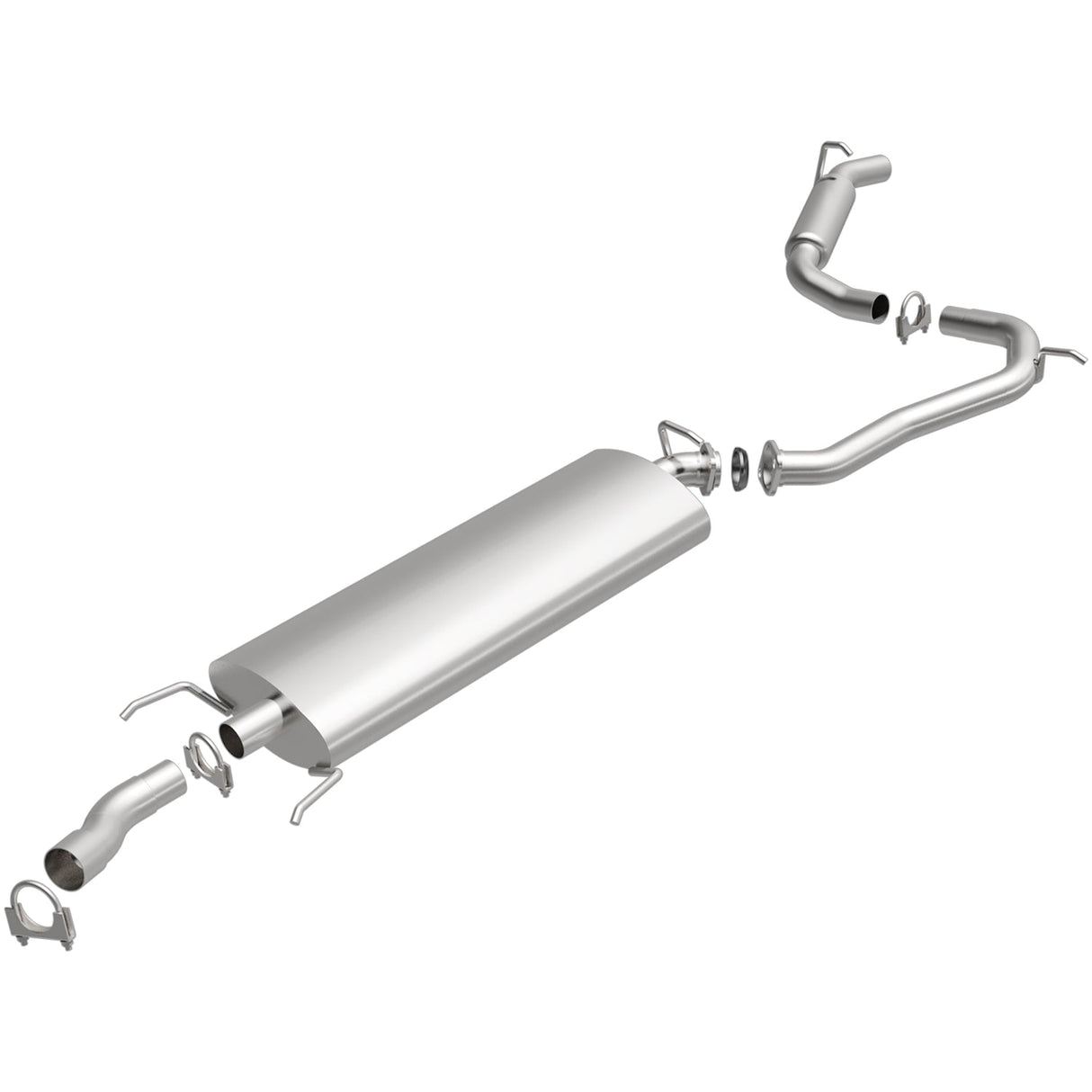 BRExhaust 2006-2012 Toyota RAV4 3.5L Direct-Fit Replacement Exhaust System BRExhaust Exhaust System Kit  AXOPROS