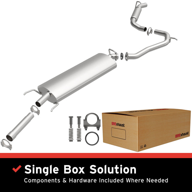 BRExhaust 2006-2012 Toyota RAV4 Direct-Fit Replacement Exhaust System BRExhaust Exhaust System Kit  AXOPROS