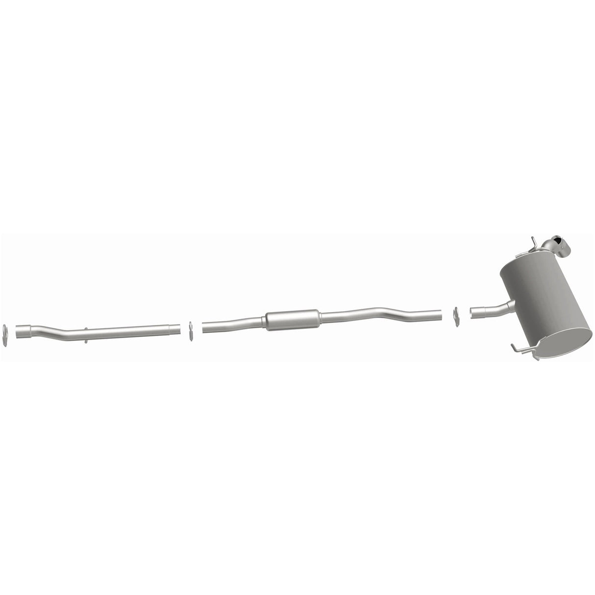 BRExhaust 2007-2011 Jeep Direct-Fit Replacement Exhaust System BRExhaust Exhaust System Kit  AXOPROS