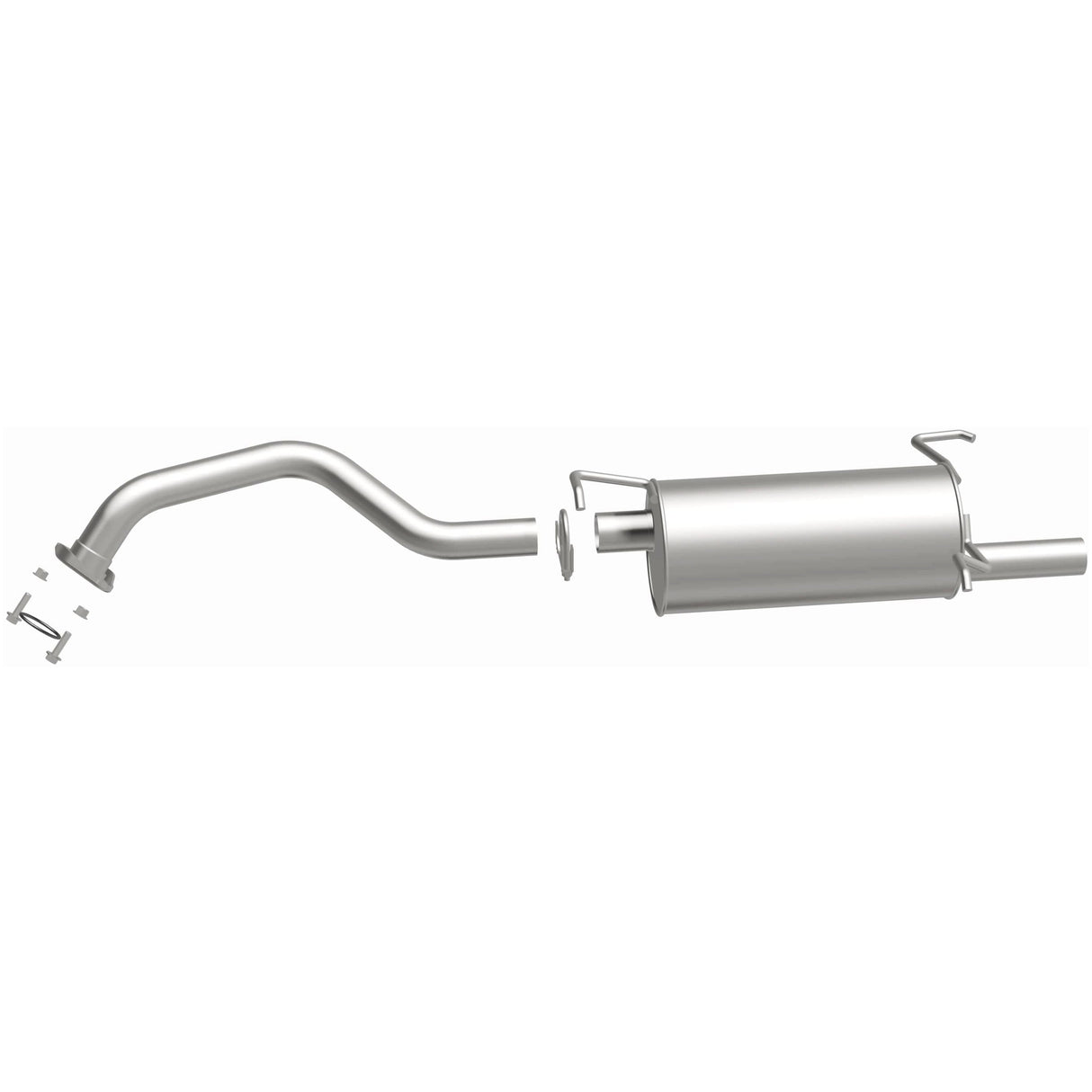 BRExhaust 2007-2012 Nissan Sentra Direct-Fit Replacement Exhaust System BRExhaust Exhaust System Kit  AXOPROS