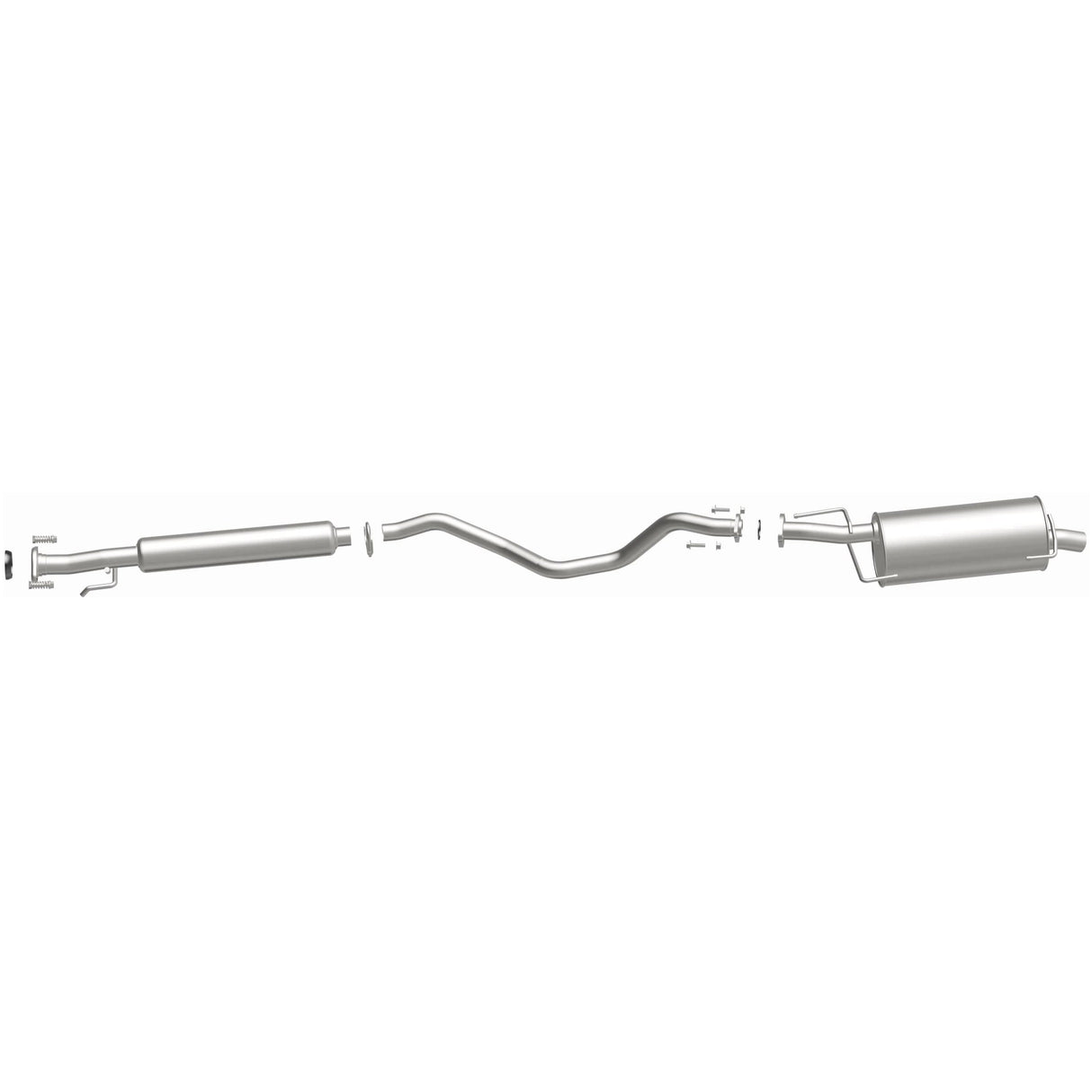 BRExhaust 2007-2012 Nissan Versa Direct-Fit Replacement Exhaust System BRExhaust Exhaust System Kit  AXOPROS