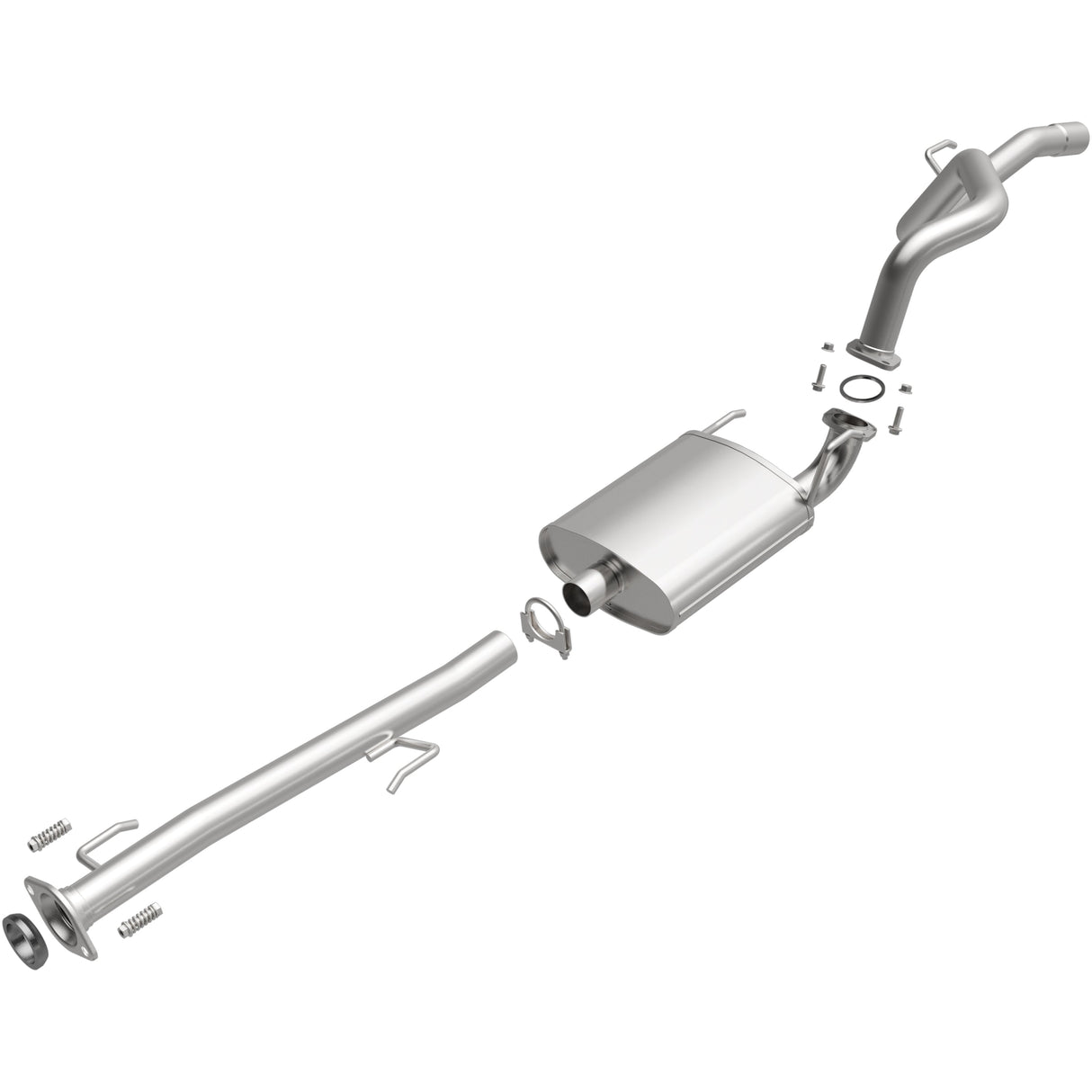 BRExhaust 2007-2014 Toyota FJ Cruiser 4.0L Direct-Fit Replacement Exhaust System BRExhaust Exhaust System Kit  AXOPROS