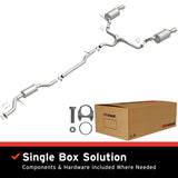 BRExhaust 2007-2015 Mazda CX-9 Direct-Fit Replacement Exhaust System BRExhaust Exhaust System Kit  AXOPROS