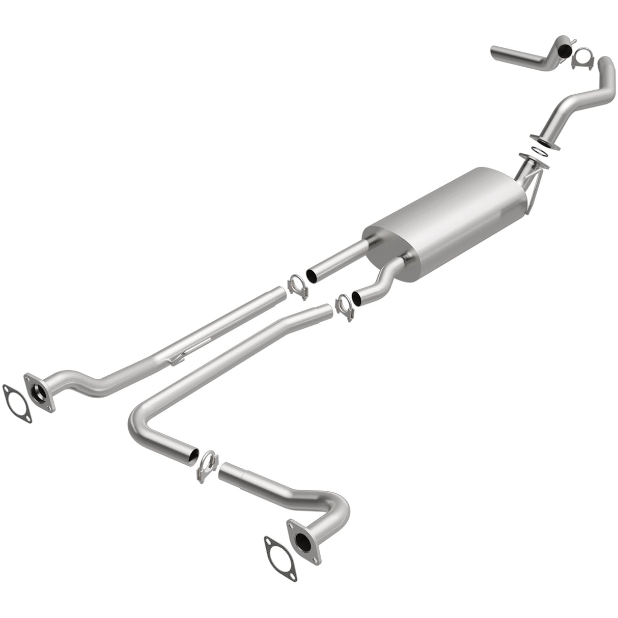 BRExhaust 2007-2015 Nissan TITAN 5.6L Direct-Fit Replacement Exhaust System BRExhaust Exhaust System Kit  AXOPROS