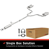 BRExhaust 2007-2018 Nissan Altima Direct-Fit Replacement Exhaust System BRExhaust Exhaust System Kit  AXOPROS