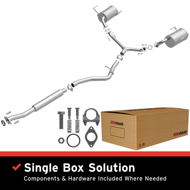 BRExhaust 2008-2013 Subaru Direct-Fit Replacement Exhaust System BRExhaust Exhaust System Kit  AXOPROS