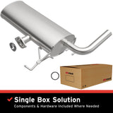 BRExhaust 2008-2015 Mitsubishi Lancer Direct-Fit Replacement Exhaust System BRExhaust Exhaust System Kit  AXOPROS