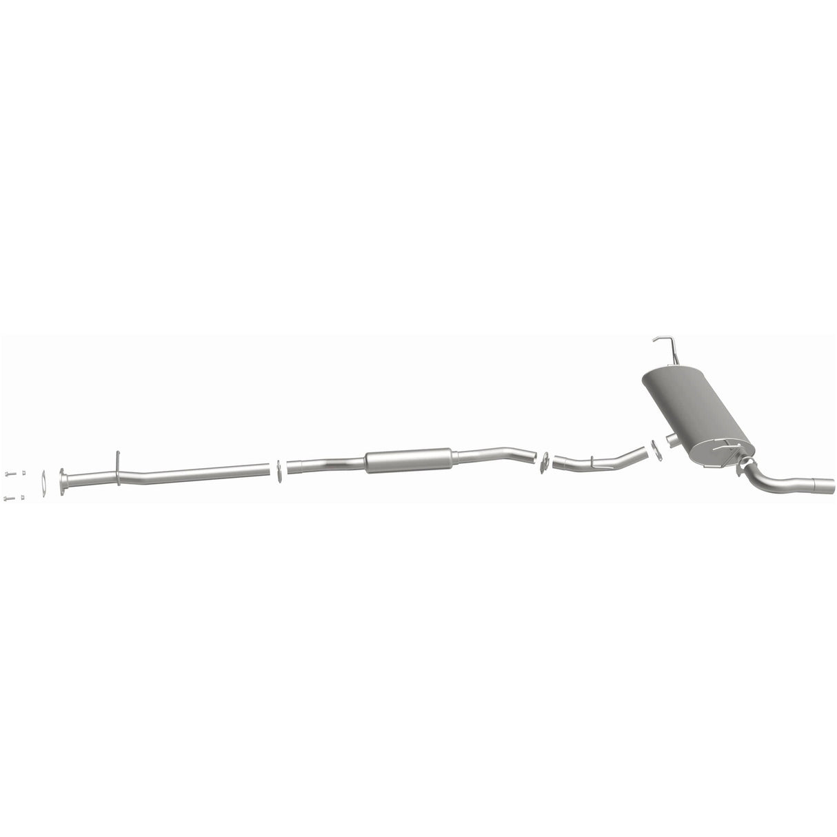 BRExhaust 2008-2015 Nissan Direct-Fit Replacement Exhaust System BRExhaust Exhaust System Kit  AXOPROS