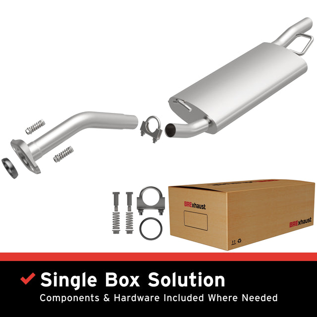 BRExhaust 2009-2013 Toyota Corolla 1.8L Direct-Fit Replacement Exhaust System BRExhaust Exhaust System Kit  AXOPROS