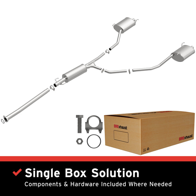 BRExhaust 2009-2015 Honda Pilot 3.5L Direct-Fit Replacement Exhaust System BRExhaust Exhaust System Kit  AXOPROS