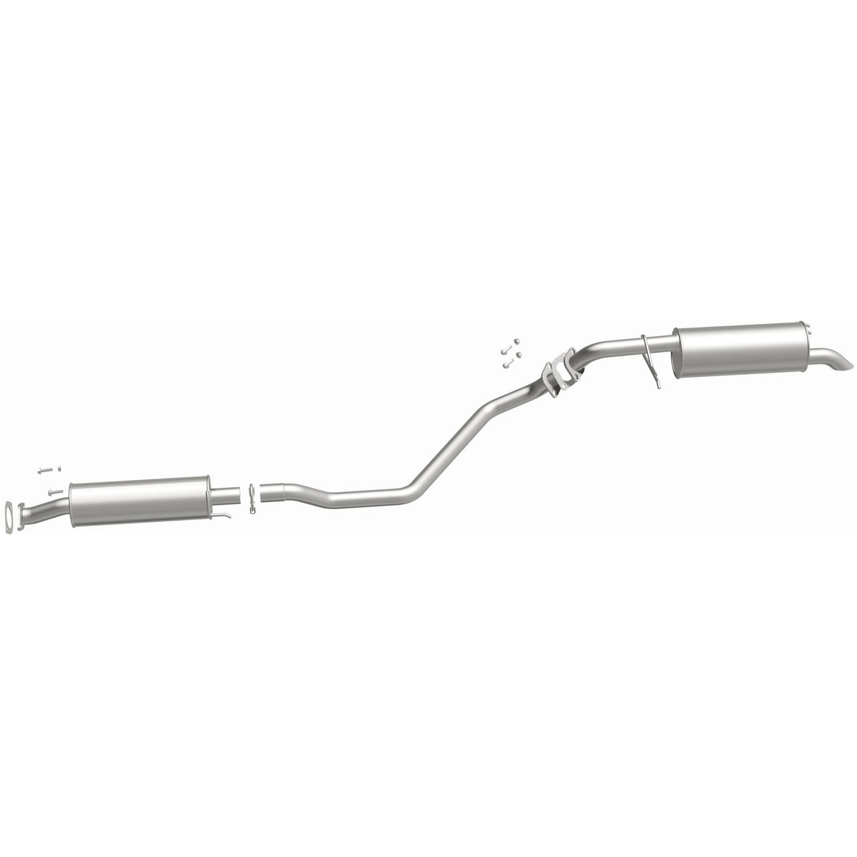 BRExhaust 2010-2011 Kia Soul 2.0L Direct-Fit Replacement Exhaust System BRExhaust Exhaust System Kit  AXOPROS