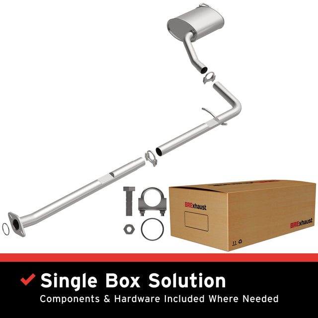 BRExhaust 2011-2014 Hyundai Sonata Direct-Fit Replacement Exhaust System BRExhaust Exhaust System Kit  AXOPROS