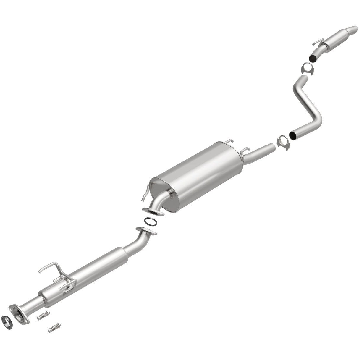 BRExhaust 2011-2016 Toyota Sienna 3.5L Direct-Fit Replacement Exhaust System BRExhaust Exhaust System Kit  AXOPROS