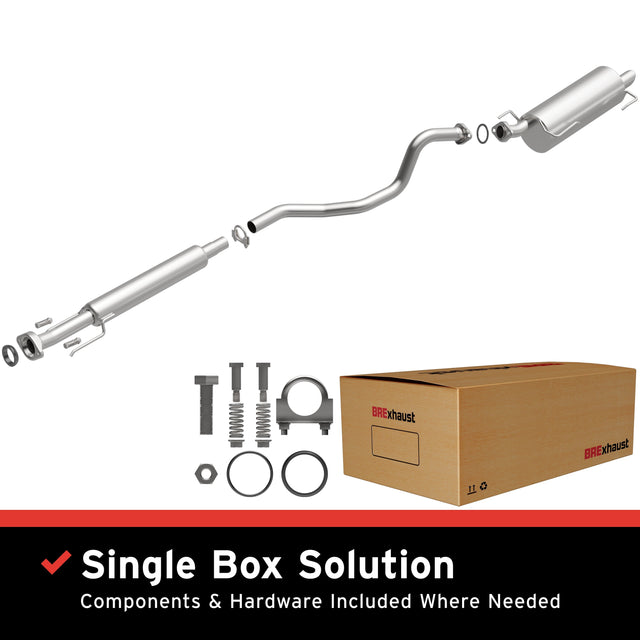 BRExhaust 2011-2017 Nissan Juke 1.6L Direct-Fit Replacement Exhaust System BRExhaust Exhaust System Kit  AXOPROS
