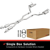 BRExhaust 2011-2023 Dodge Durango Direct-Fit Replacement Exhaust System BRExhaust Exhaust System Kit  AXOPROS