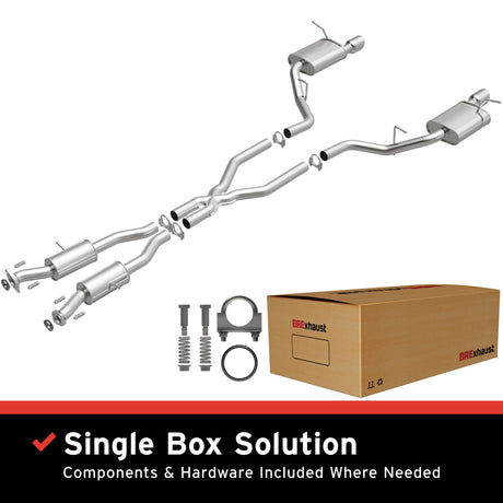 BRExhaust 2011-2023 Dodge Durango Direct-Fit Replacement Exhaust System BRExhaust Exhaust System Kit  AXOPROS